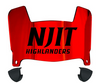 NJIT Highlanders Mini Football Helmet Visor Shield w/ Clips - PICK VISOR & LOGO COLOR