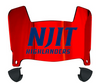NJIT Highlanders Mini Football Helmet Visor Shield w/ Clips - PICK VISOR & LOGO COLOR