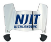 NJIT Highlanders Mini Football Helmet Visor Shield w/ Clips - PICK VISOR & LOGO COLOR