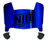 NJIT Highlanders Mini Football Helmet Visor Shield w/ Clips - PICK VISOR & LOGO COLOR