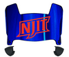 NJIT Highlanders Mini Football Helmet Visor Shield w/ Clips - PICK VISOR & LOGO COLOR