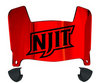 NJIT Highlanders Mini Football Helmet Visor Shield w/ Clips - PICK VISOR & LOGO COLOR