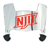 NJIT Highlanders Mini Football Helmet Visor Shield w/ Clips - PICK VISOR & LOGO COLOR