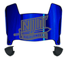 NJIT Highlanders Mini Football Helmet Visor Shield w/ Clips - PICK VISOR & LOGO COLOR