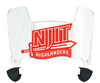 NJIT Highlanders Mini Football Helmet Visor Shield w/ Clips - PICK VISOR & LOGO COLOR