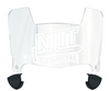 NJIT Highlanders Mini Football Helmet Visor Shield w/ Clips - PICK VISOR & LOGO COLOR