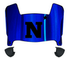 Navy Midshipmen Mini Football Helmet Visor Shield w/ Clips - PICK VISOR & LOGO COLOR