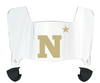 Navy Midshipmen Mini Football Helmet Visor Shield w/ Clips - PICK VISOR & LOGO COLOR