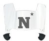 Navy Midshipmen Mini Football Helmet Visor Shield w/ Clips - PICK VISOR & LOGO COLOR