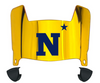 Navy Midshipmen Mini Football Helmet Visor Shield w/ Clips - PICK VISOR & LOGO COLOR