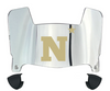 Navy Midshipmen Mini Football Helmet Visor Shield w/ Clips - PICK VISOR & LOGO COLOR