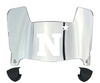 Navy Midshipmen Mini Football Helmet Visor Shield w/ Clips - PICK VISOR & LOGO COLOR