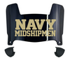 Navy Midshipmen Mini Football Helmet Visor Shield w/ Clips - PICK VISOR & LOGO COLOR