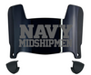 Navy Midshipmen Mini Football Helmet Visor Shield w/ Clips - PICK VISOR & LOGO COLOR