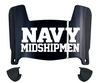 Navy Midshipmen Mini Football Helmet Visor Shield w/ Clips - PICK VISOR & LOGO COLOR