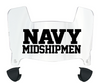 Navy Midshipmen Mini Football Helmet Visor Shield w/ Clips - PICK VISOR & LOGO COLOR