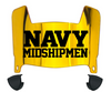 Navy Midshipmen Mini Football Helmet Visor Shield w/ Clips - PICK VISOR & LOGO COLOR