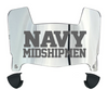 Navy Midshipmen Mini Football Helmet Visor Shield w/ Clips - PICK VISOR & LOGO COLOR