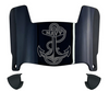 Navy Midshipmen Mini Football Helmet Visor Shield w/ Clips - PICK VISOR & LOGO COLOR