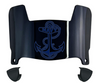 Navy Midshipmen Mini Football Helmet Visor Shield w/ Clips - PICK VISOR & LOGO COLOR