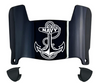Navy Midshipmen Mini Football Helmet Visor Shield w/ Clips - PICK VISOR & LOGO COLOR