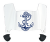Navy Midshipmen Mini Football Helmet Visor Shield w/ Clips - PICK VISOR & LOGO COLOR