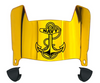Navy Midshipmen Mini Football Helmet Visor Shield w/ Clips - PICK VISOR & LOGO COLOR