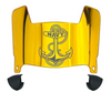 Navy Midshipmen Mini Football Helmet Visor Shield w/ Clips - PICK VISOR & LOGO COLOR