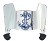Navy Midshipmen Mini Football Helmet Visor Shield w/ Clips - PICK VISOR & LOGO COLOR