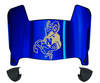 Navy Midshipmen Mini Football Helmet Visor Shield w/ Clips - PICK VISOR & LOGO COLOR