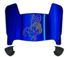 Navy Midshipmen Mini Football Helmet Visor Shield w/ Clips - PICK VISOR & LOGO COLOR