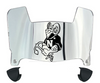 Navy Midshipmen Mini Football Helmet Visor Shield w/ Clips - PICK VISOR & LOGO COLOR