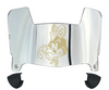 Navy Midshipmen Mini Football Helmet Visor Shield w/ Clips - PICK VISOR & LOGO COLOR