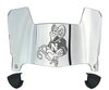 Navy Midshipmen Mini Football Helmet Visor Shield w/ Clips - PICK VISOR & LOGO COLOR