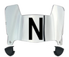 Nebraska Cornhuskers Mini Football Helmet Visor Shield w/ Clips - PICK VISOR & LOGO COLOR