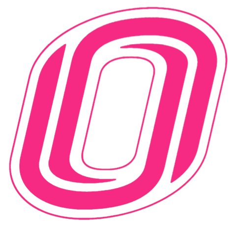 Nebraska Omaha Mavericks HOT PINK Team Logo Premium DieCut Vinyl Decal PICK SIZE