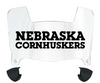Nebraska Cornhuskers Mini Football Helmet Visor Shield w/ Clips - PICK VISOR & LOGO COLOR