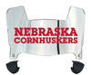 Nebraska Cornhuskers Mini Football Helmet Visor Shield w/ Clips - PICK VISOR & LOGO COLOR