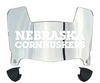 Nebraska Cornhuskers Mini Football Helmet Visor Shield w/ Clips - PICK VISOR & LOGO COLOR