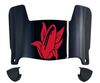 Nebraska Cornhuskers Mini Football Helmet Visor Shield w/ Clips - PICK VISOR & LOGO COLOR