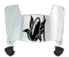 Nebraska Cornhuskers Mini Football Helmet Visor Shield w/ Clips - PICK VISOR & LOGO COLOR