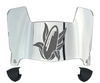Nebraska Cornhuskers Mini Football Helmet Visor Shield w/ Clips - PICK VISOR & LOGO COLOR