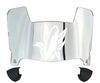 Nebraska Cornhuskers Mini Football Helmet Visor Shield w/ Clips - PICK VISOR & LOGO COLOR