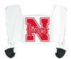 Nebraska Cornhuskers Mini Football Helmet Visor Shield w/ Clips - PICK VISOR & LOGO COLOR