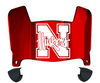 Nebraska Cornhuskers Mini Football Helmet Visor Shield w/ Clips - PICK VISOR & LOGO COLOR