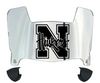 Nebraska Cornhuskers Mini Football Helmet Visor Shield w/ Clips - PICK VISOR & LOGO COLOR