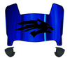Nevada Wolf Pack Mini Football Helmet Visor Shield w/ Clips - PICK VISOR & LOGO COLOR - SportsJewelryProShop