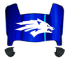 Nevada Wolf Pack Mini Football Helmet Visor Shield w/ Clips - PICK VISOR & LOGO COLOR - SportsJewelryProShop