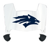 Nevada Wolf Pack Mini Football Helmet Visor Shield w/ Clips - PICK VISOR & LOGO COLOR - SportsJewelryProShop