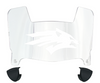 Nevada Wolf Pack Mini Football Helmet Visor Shield w/ Clips - PICK VISOR & LOGO COLOR - SportsJewelryProShop